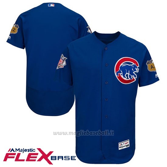 Maglia Baseball Uomo Chicago Cubs Chicago Cubs 2017 Allenamento Primaverile Flex Base